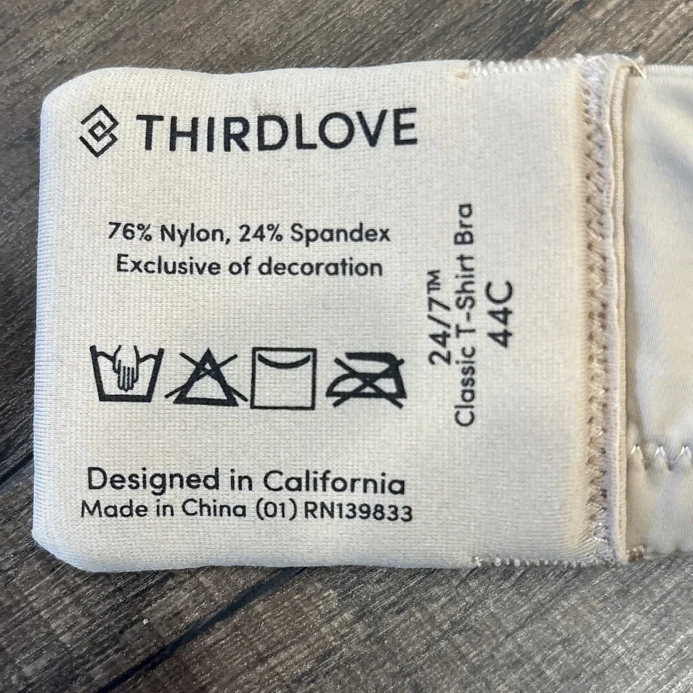 New ThirdLove 24/7 Classic T-Shirt Bra Taupe 44C 44 C